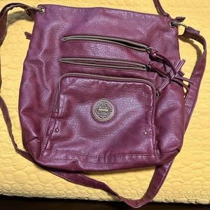 Stone & Co Burgundy Crossbody Bag